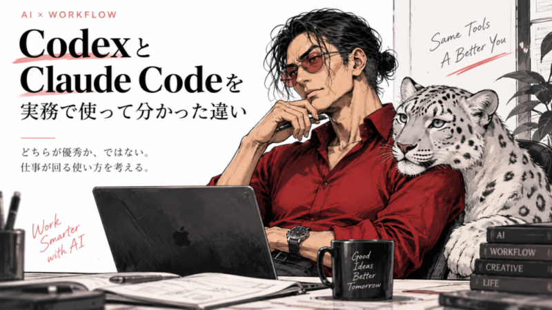 CodexとClaude Codeを実務で使って分かった違い