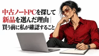 中古ノートPCを探して新品を選んだ理由｜買う前に私が確認すること 